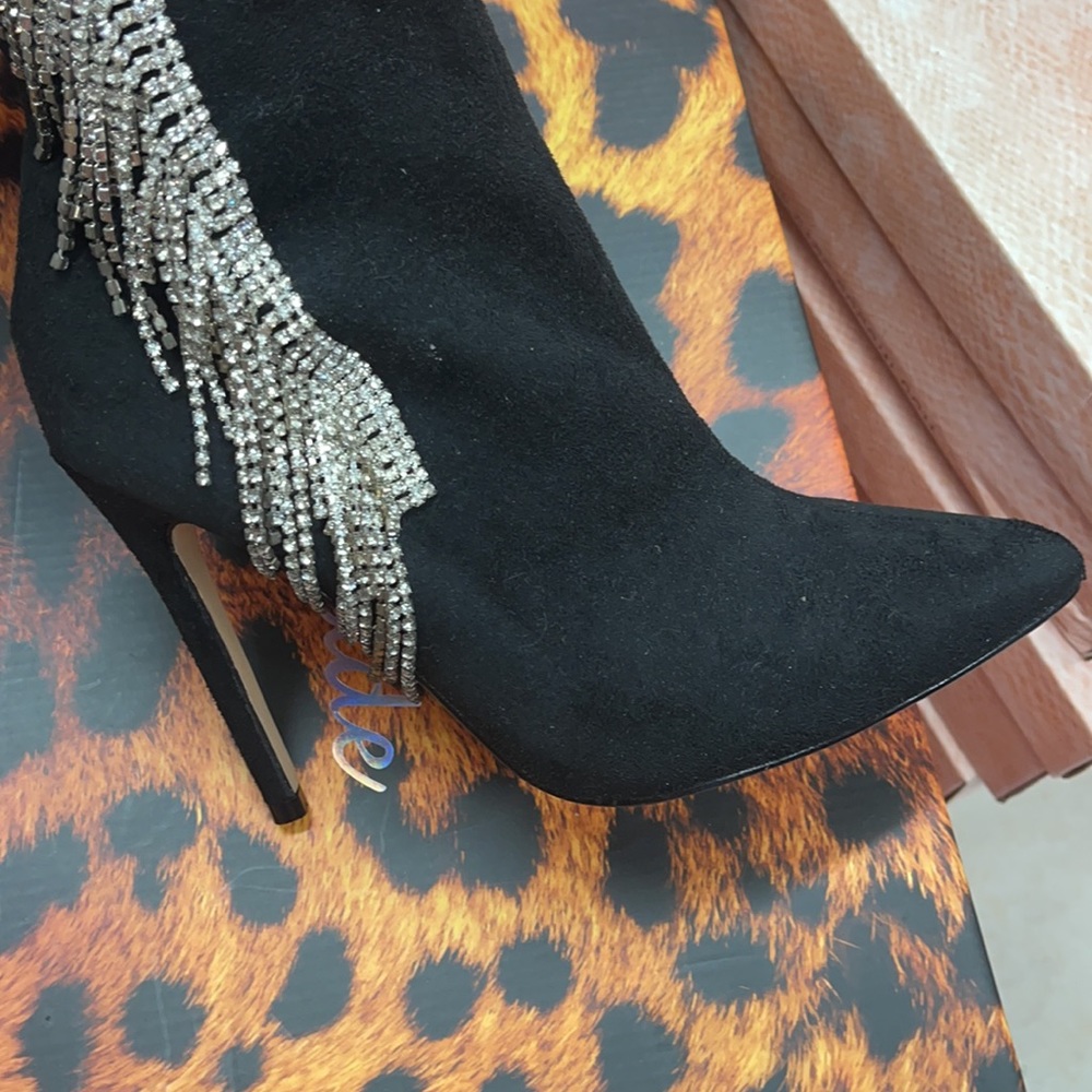 Bling Thigh High Boots - Picture 4 of 5